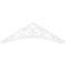 Ekena Millwork Pitch Genova Architectural Grade PVC Gable Pediment, 48"W x 14"H x 1"P (7/12) GPP048X014X100GEN - alternate 5
